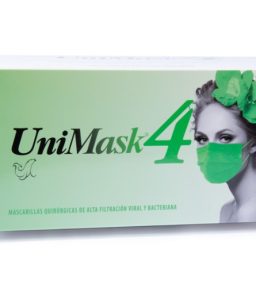 Cubrebocas unimask 4 - verde