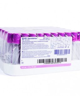 Tubo  vacutainer lila 4ml c/100 pzas.