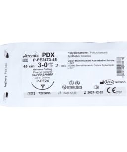 Sobre pdx polidioxanona 3-0 36mm absorbible