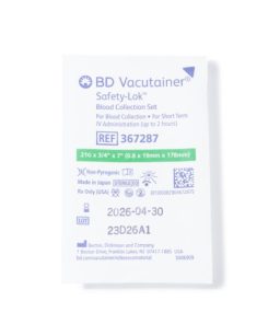Equipo alado vacutainer (mariposa) 21gx3/4