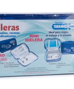 Micro hielera azul