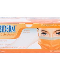 Cubrebocas ambiderm adulto - naranja