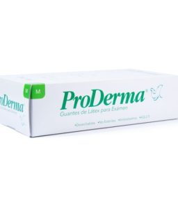 Guante d látex p/ examen proderma grandes