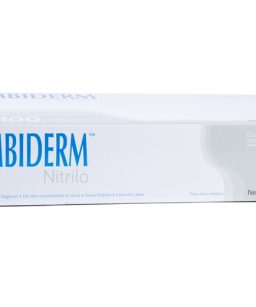 Ambiderm guantes nitrilo negros -  grandes