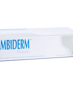 Ambiderm guantes nitrilo azul royal -  medianos