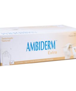 Guantes látex ambiderm extra - mediano