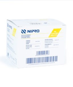Aguja hipodérmica 20gx32 con 100 pzas