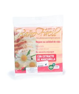 Baño fácil con extracto de manzanilla c/10 pzas
