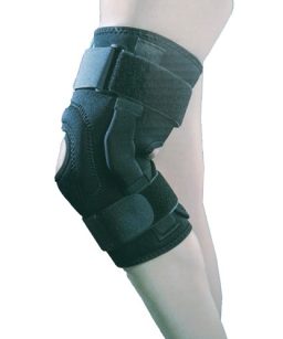 Kn034 soporte de rodilla mecánica abierta bilateral - mediana