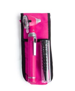 Estuche de otoscopio - rosa