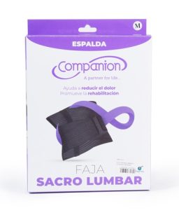 Faja sacrolumbar 9 pulgadas companion - xxl