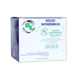DL Agujas Hipodérmica 21G x 32mm