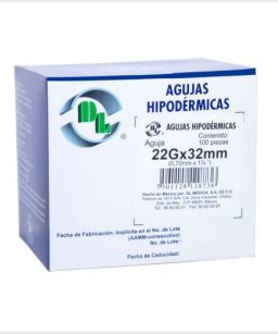 DL Agujas Hipodérmica 22G x 32mm
