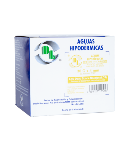 DL Agujas Hipodérmica 30G x 4mm