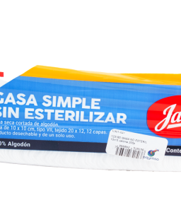 Jaloma Gasa Simple Sin Esterilizar 10x10cm