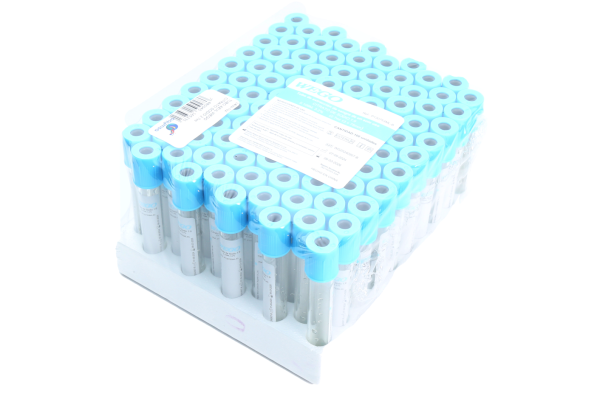Wego Tubo Azul Citrato Sodio 2.7ml 13 x 75mm 100pzs